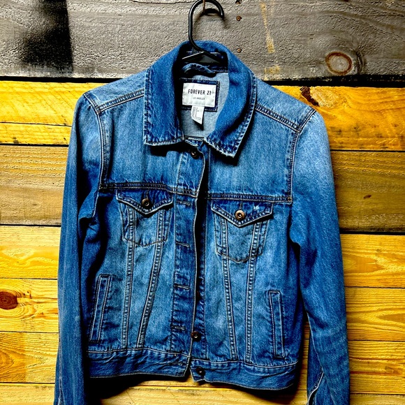 Vintage Hand Painted Jean Jacket - Picture 2 of 3